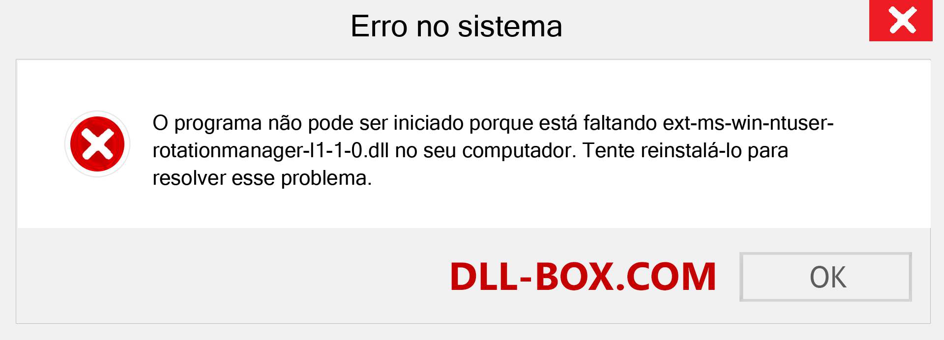 Arquivo ext-ms-win-ntuser-rotationmanager-l1-1-0.dll ausente ?. Download para Windows 7, 8, 10 - Correção de erro ausente ext-ms-win-ntuser-rotationmanager-l1-1-0 dll no Windows, fotos, imagens